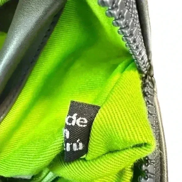 Milano Bags Silver Gray Flower Satchel Tote - Picture 12 of 16